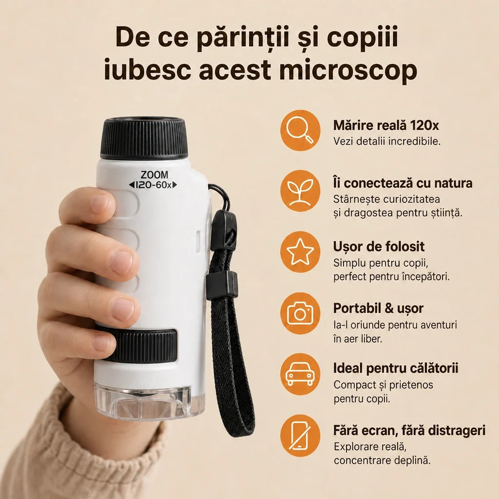 Microscop de Aventură ZoomKid™